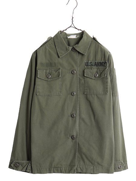 60s 70s 米軍実物 US ARMY リップストップ ユーティリティ シャツ 10 レディース M 程 60年代 70年代 ヴィンテージ アーミー ジャケット 緑 お得なクーポン配布中!】 60s 70s 米軍実物 US ARMY リップストップ