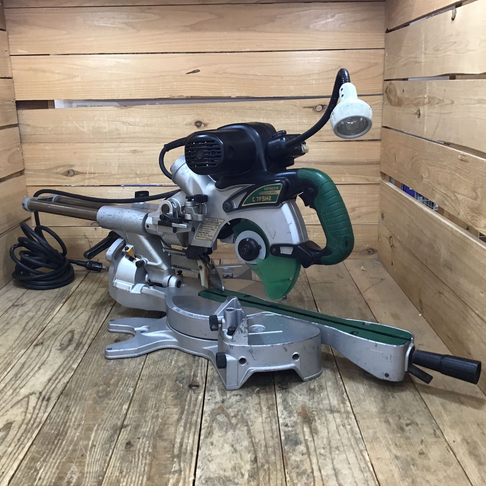 ○ハイコーキ(HIKOKI ※旧:日立工機) 卓上スライド丸ノコ C7FSH2【所沢  