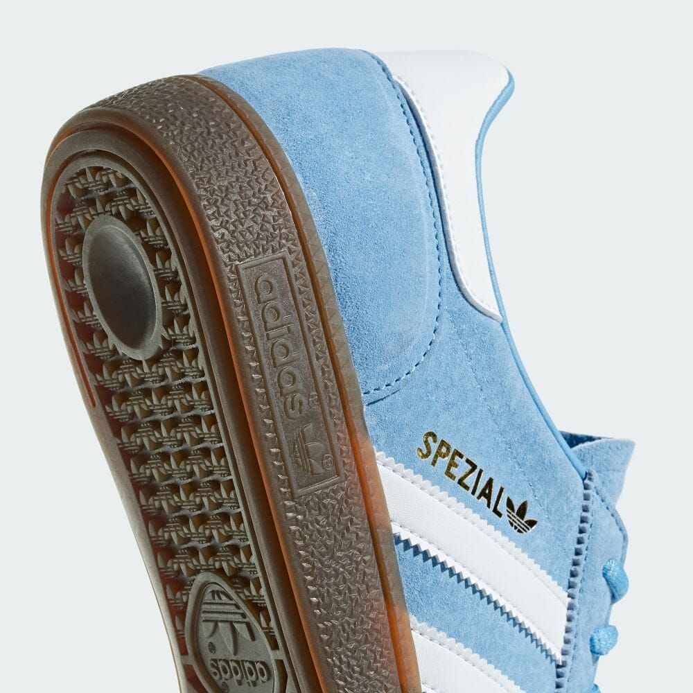 アディダスオリジナルス ハンドボール スペツィアル ストリート メンズ レディーススニーカー 靴 通勤通学 MENS WOMAN BD7632 HANDBALL SPEZIAL SHOES LIGHT BLUE × FOOTWEAR WHITE × GUM