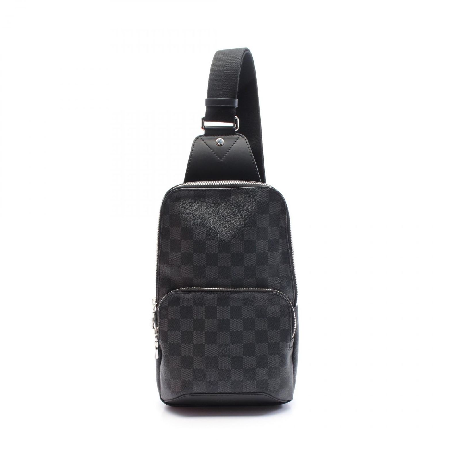 ルイ ヴィトン LOUIS VUITTON ウエストバッグ ボディバッグ アヴェニュー スリングバッグ N41719 PVCコーティングキャンバス レザー アヴェニュー スリングバッグ メンズ Used A