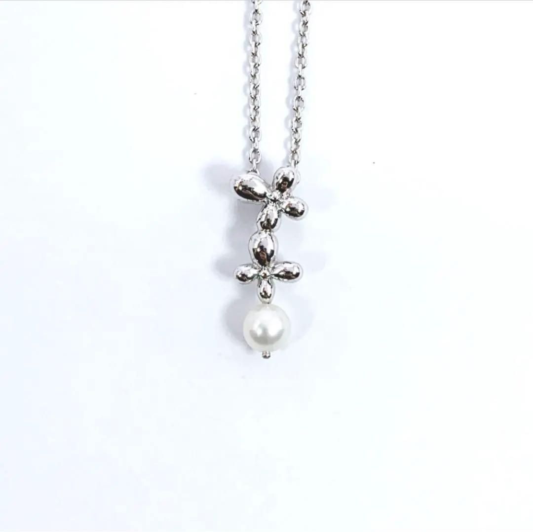 TASAKI タサキ シルバー ネックレス 本真珠 パール 4.0mm 1粒