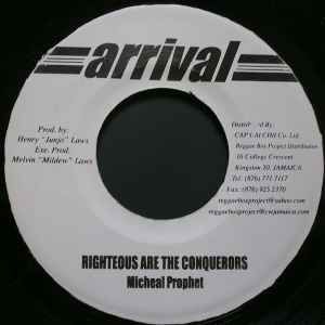 ジャマイカ7” Michael Prophet Righteous Are The Conquerors