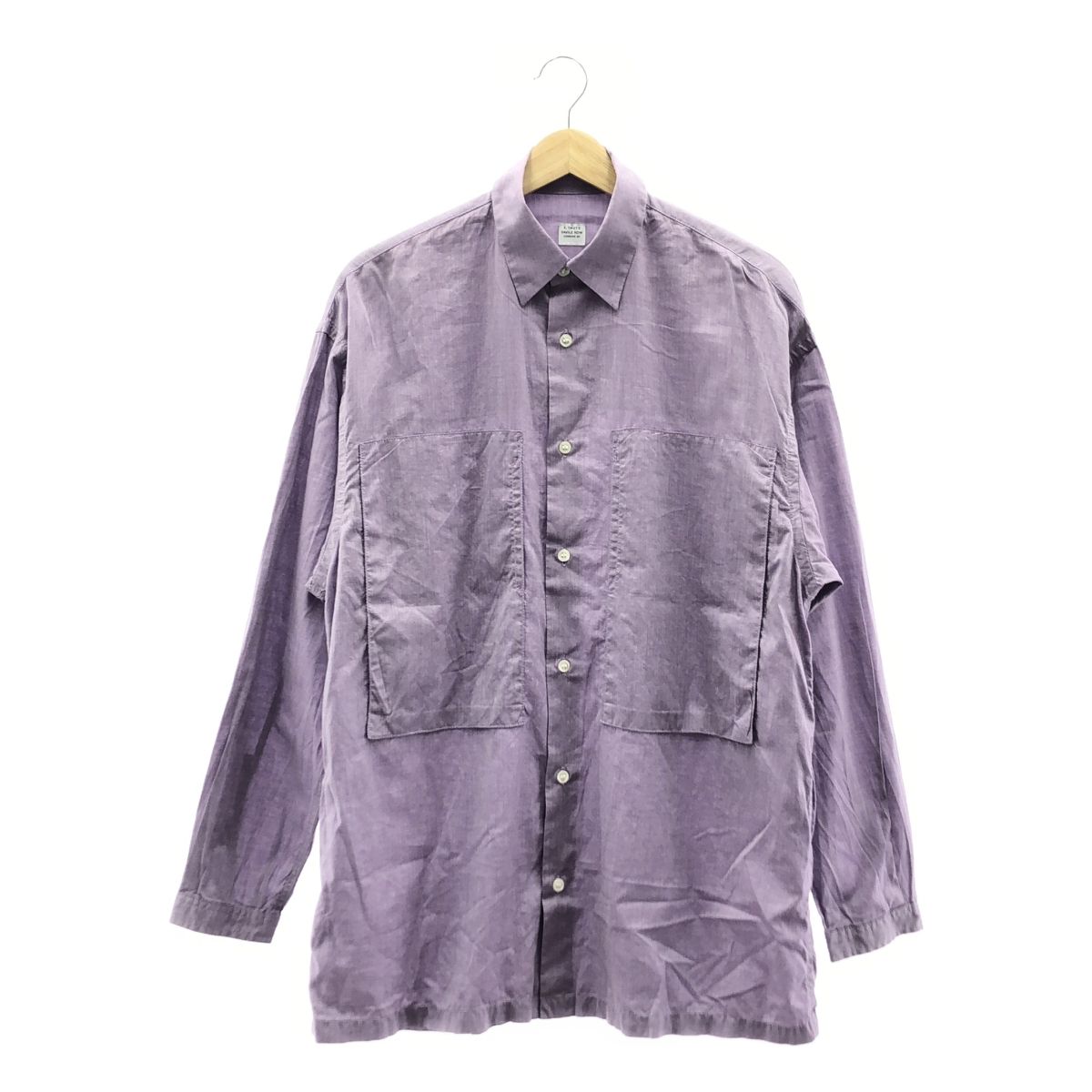 E.TAUTZ | イートウツ | SAVILE ROW コットン 長袖 シャツ | XS | パープル | メンズ