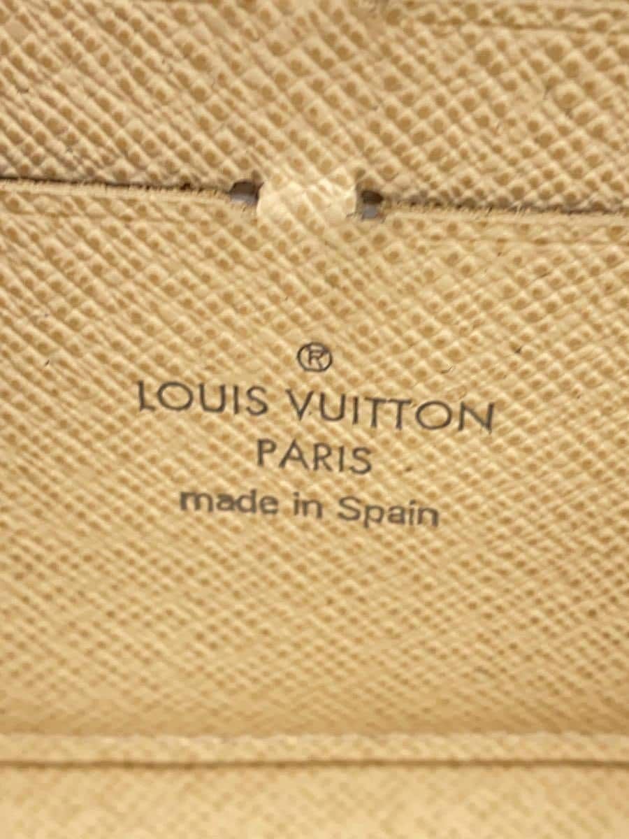 LOUIS VUITTON ジッピー・ウォレット_ダミエ・アズール_WHT PVC ホワイト チェック レディース - メルカリ