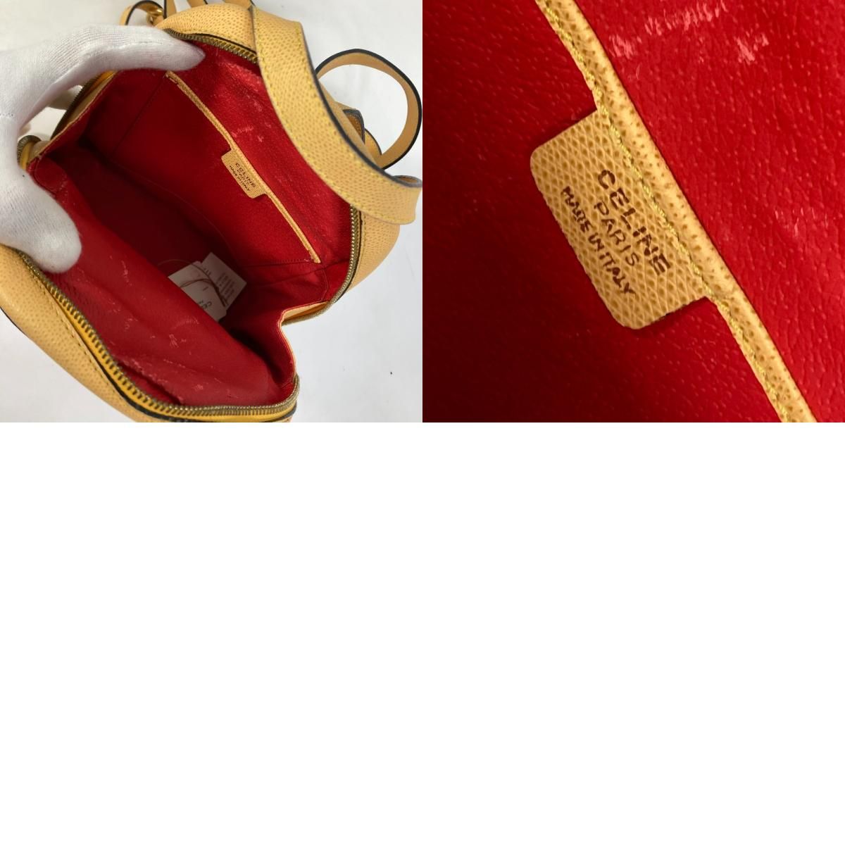 CELINE セリーヌ リュックサック ヴィンテージ レザー - メルカリ