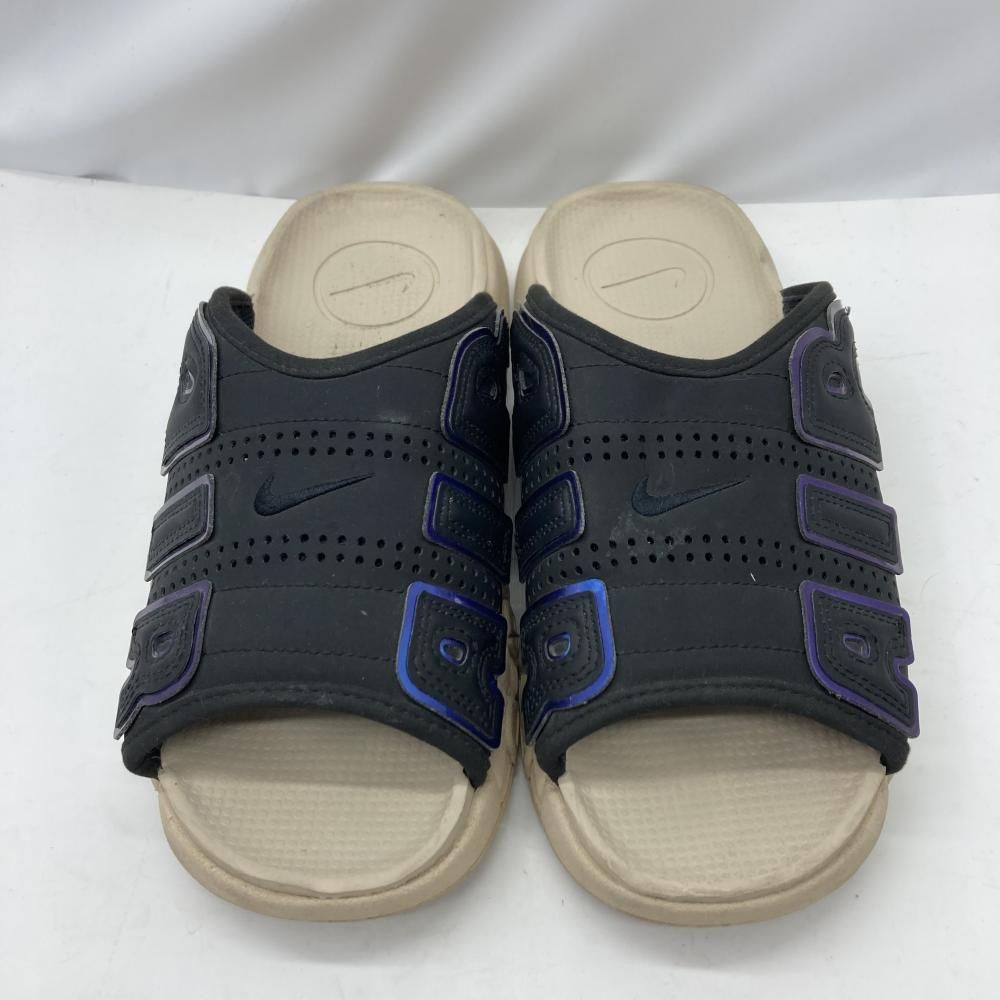 中古】NIKE AIR MORE UPTEMPO SLIDE 27cm Black and Sanddrift FB7799