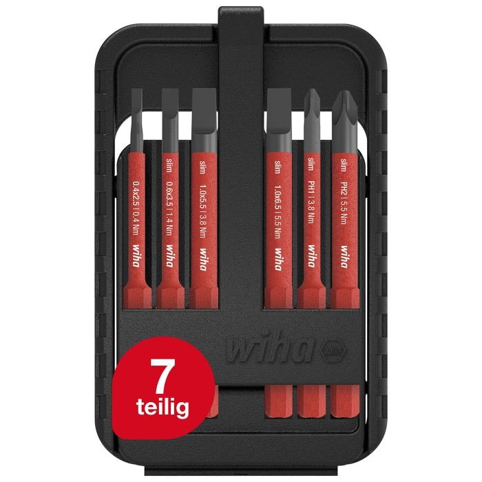 【新品・2営業日で発送】WIHA wiha 絶縁スリムバリオ 差替式ビットセット(プラス・マイナス) (SB2831B902 6617)
