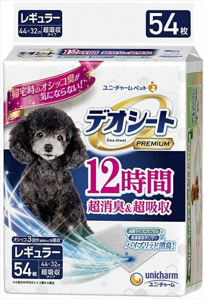 まとめ買い-6点セット デオシートＰｒｅｍｉｕｍ１２時間超消臭＆超吸収レギュラー５４枚 ペット用品