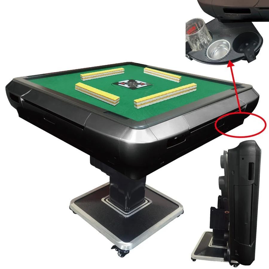 2118 全自動 麻雀 雀卓 テーブル 台 アルミ 28mm牌 ブラック 北海道 沖縄本島 沖縄の離島 その他離島へは別途配送料有り