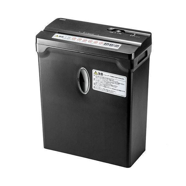 サンワダイレクト電動シュレッダー 家庭用 オフィス用 A4 マイクロカット 3枚細断 連続2分使用 カード対応 400-PSD0391台