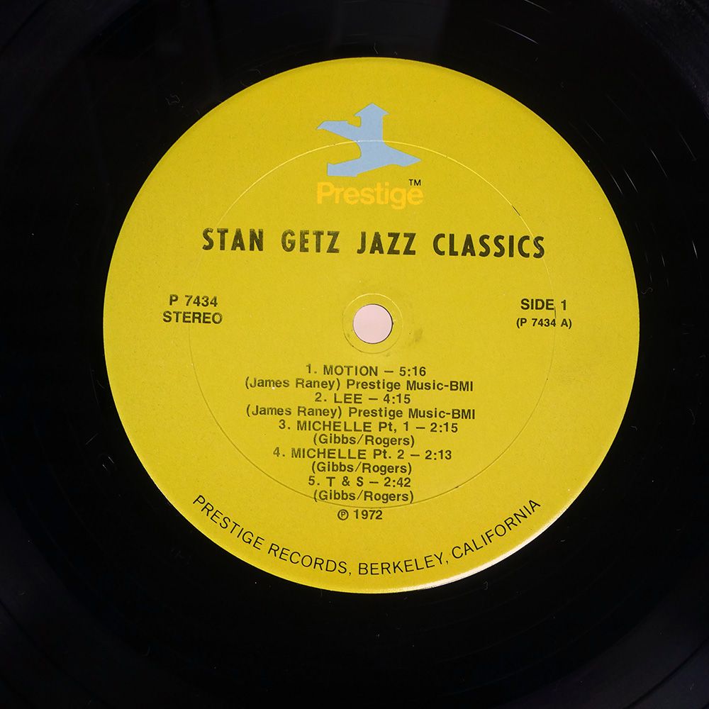 ■ヴァンゲルダー刻印USオリジナル盤/ジャズ歴史的名盤■STAN GETZ ■ス JAZZレコード】Stan Getz スタン・ゲッツ / Interpretations By