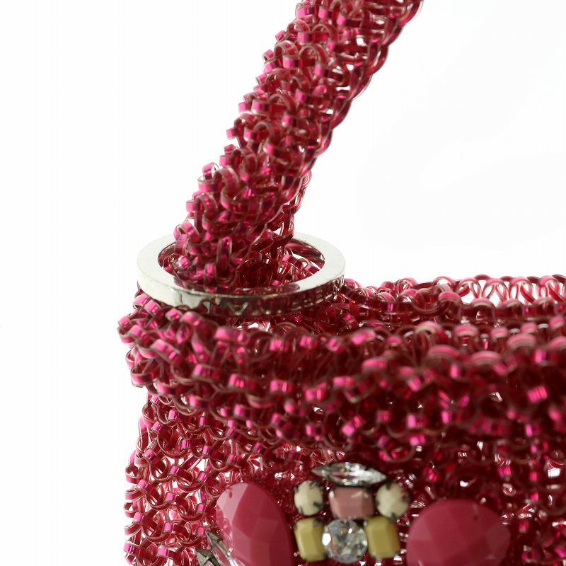 ⭐美品⭐ANTEPRIMA　ビジュー ワイヤー バッグ　ラインストーン　ビーズ アンテプリマ ANTEPRIMA ハンドバッグ ワイヤーバッグ ビーズ