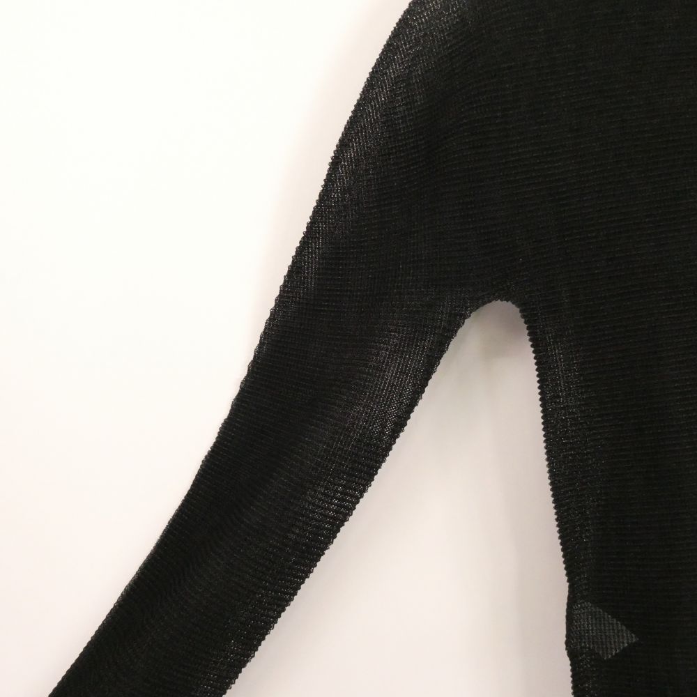 美品 me ISSEY MIYAKE ミーイッセイミヤケ MI73FJ329 メッシュトップス 1点 F ポリエステル 長袖 ボトルネック レディース AN1843A67 美品 me ISSEY MIYAKE ミーイッセイミヤケ MI73FJ329 メッシュ