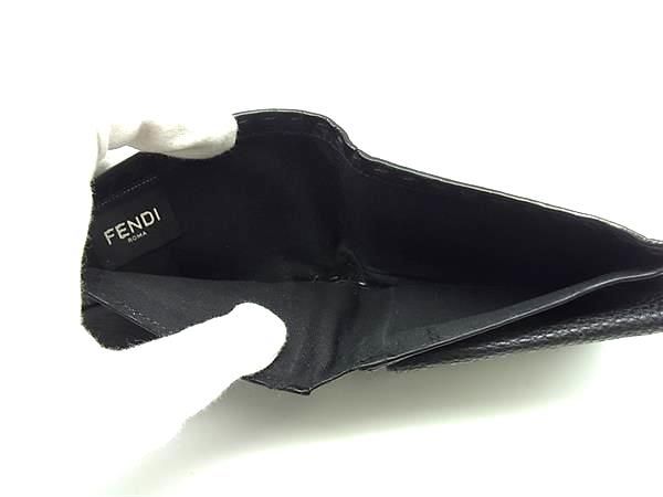 FENDIフェンディ セレリア 二つ折り財布 ブラック メンズ