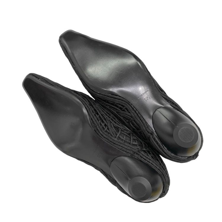 未使用品 Mame Kurogouchi マメクロゴウチ Cord Embroidery Egg Heel