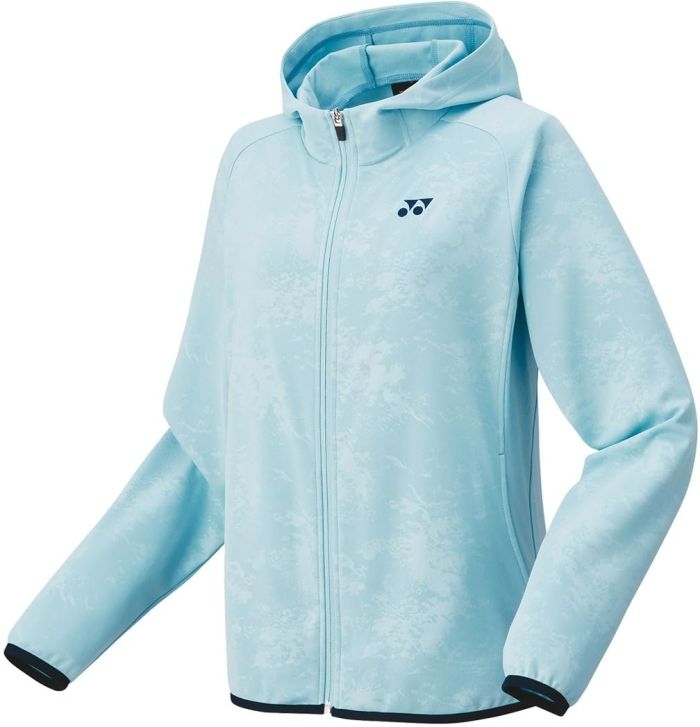 【新品・5営業日で発送】YONEX ヨネックス ウィメンズニットウォームアップパーカー (58106) 色 : ライトブルー サイズ : S 