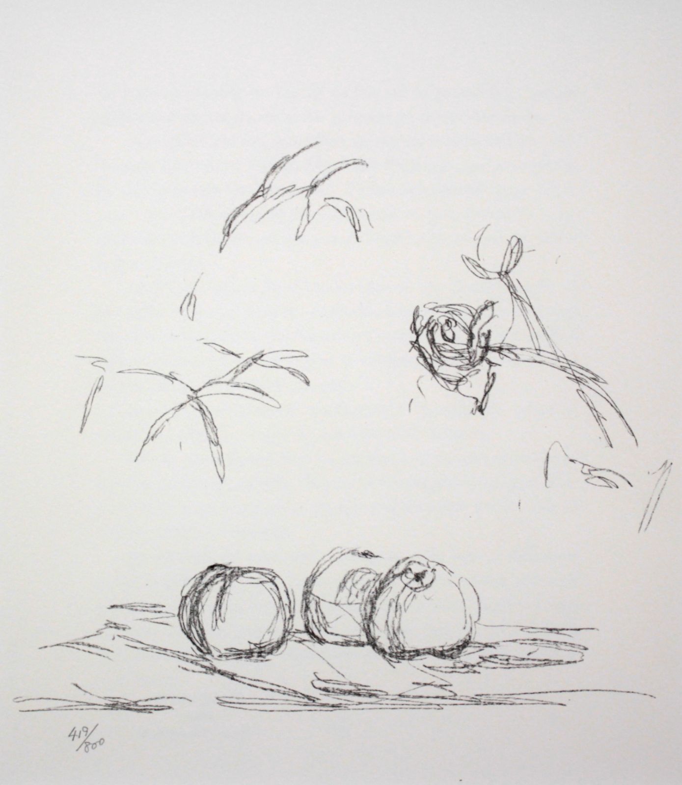 アルベルト・ジャコメッティ『花』リトグラフ【真作保証】 絵画 アルベルト・ジャコメッティ『花』リトグラフ【真作保証】 絵画