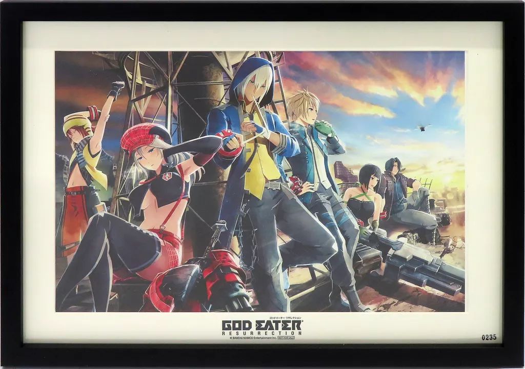 中古】原画イラストボード 付属品付)ゴッドイーター リザレクション
