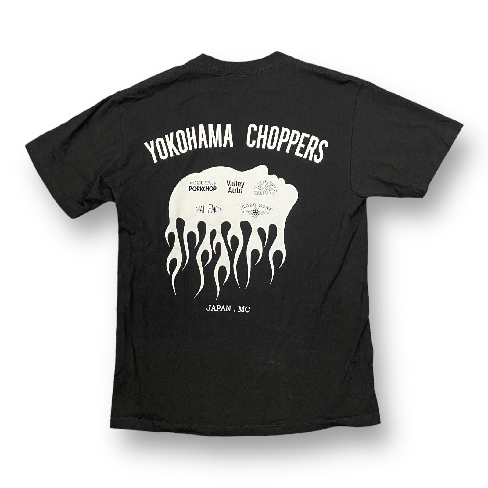 YOKOHAMA CHOPPERS TEE プリント クルーネック Tシャツ ヨコハマ