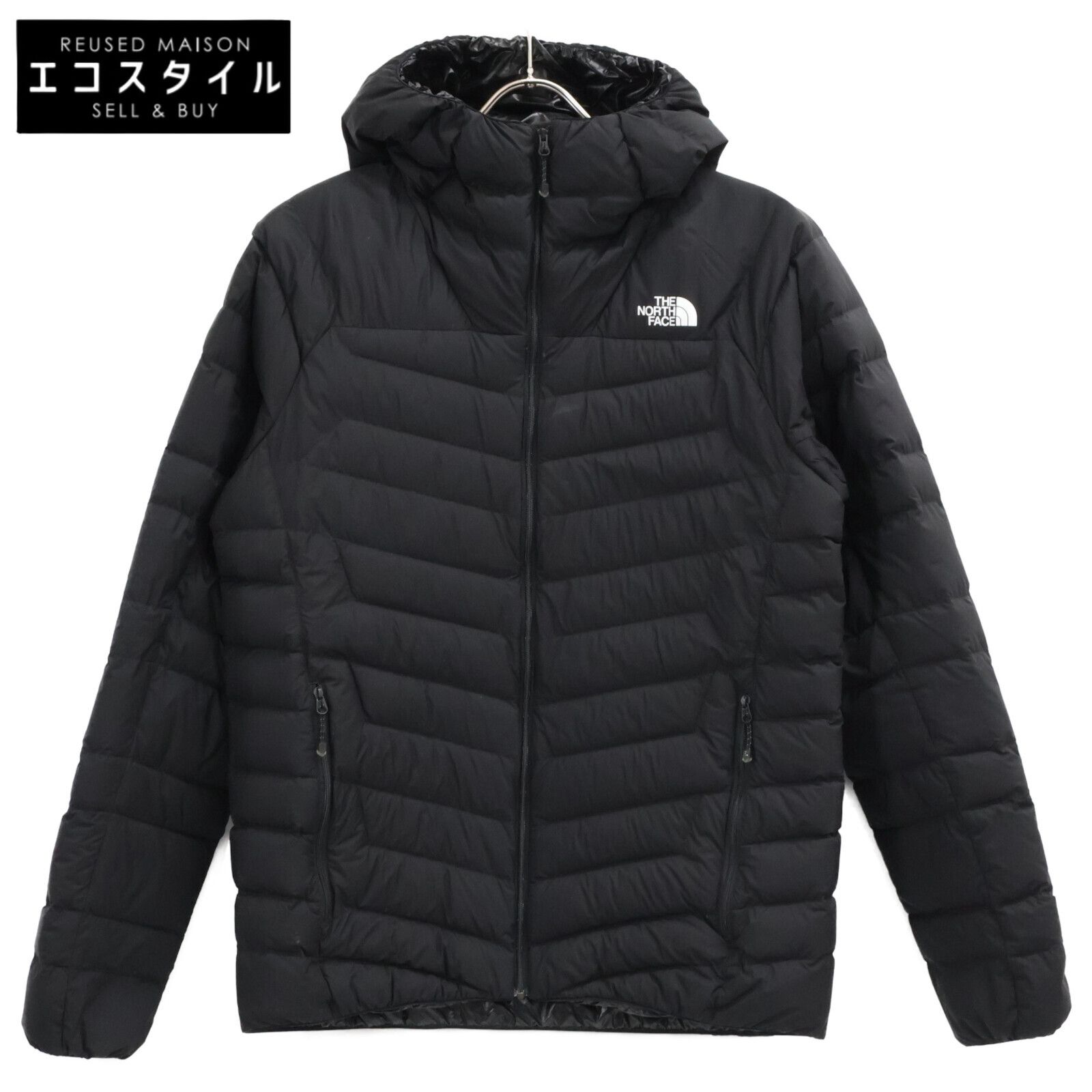 THE NORTH FACE ダウンジャケット M ブラック　NY81811美品 THE NORTH FACE ノースフェイス ﾌﾞﾗｯｸ NY81811 ｻﾝﾀﾞｰﾌｰﾃﾞｨﾀﾞｳﾝ
