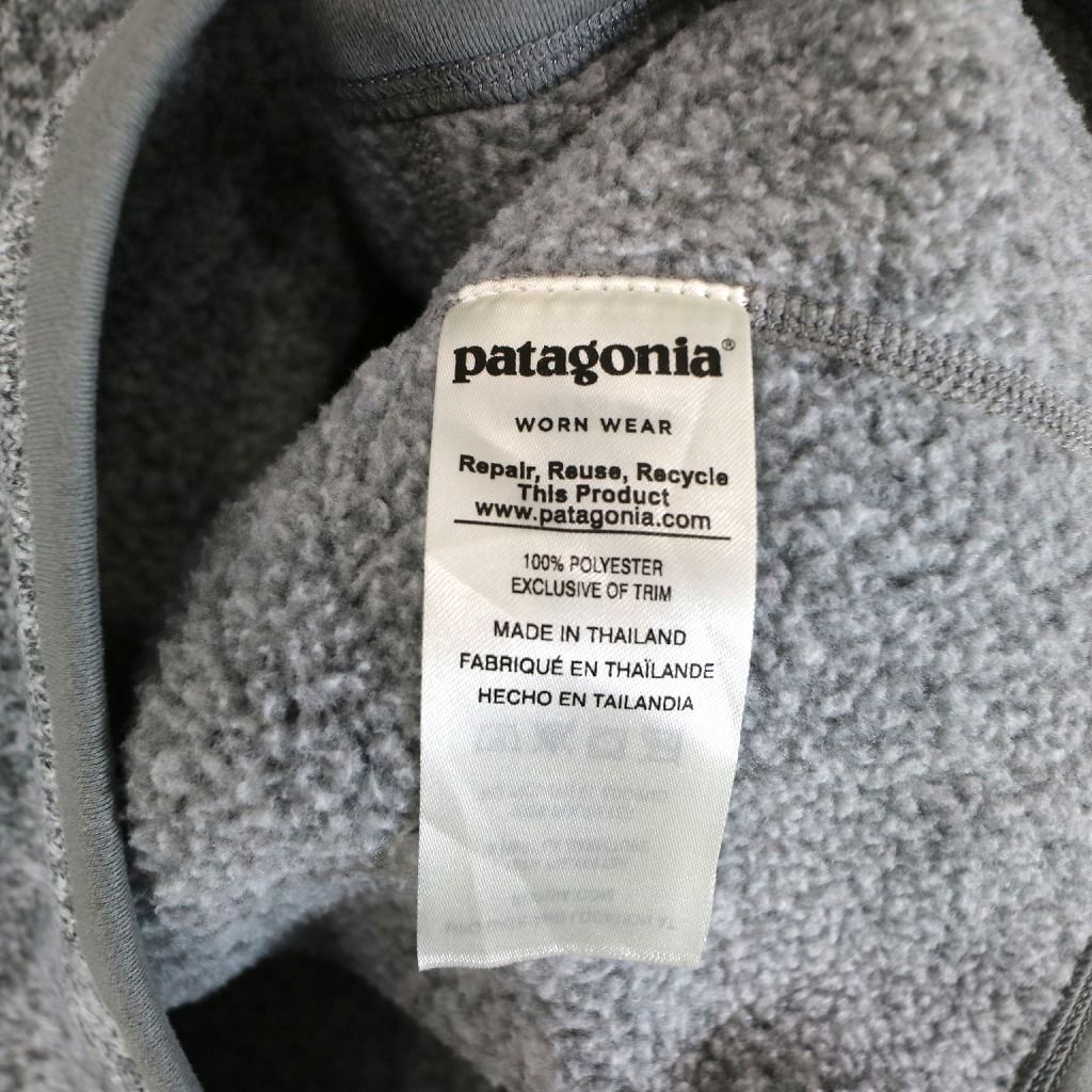 patagonia パタゴニア ベターセーター フリースジャケット アウトドア キャンプ 登山 グレー (メンズ L) 中古 古着 N9383