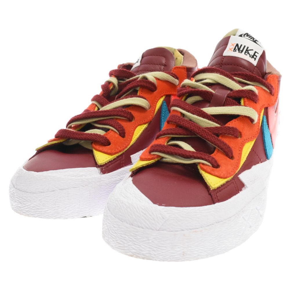 NIKE (ナイキ) ×KAWS×sacai Blazer Low Team Red カウズ×サカイ×ナイキ ブレーザー チームレッド  ローカットスニーカー US9/27cm DM7901-600