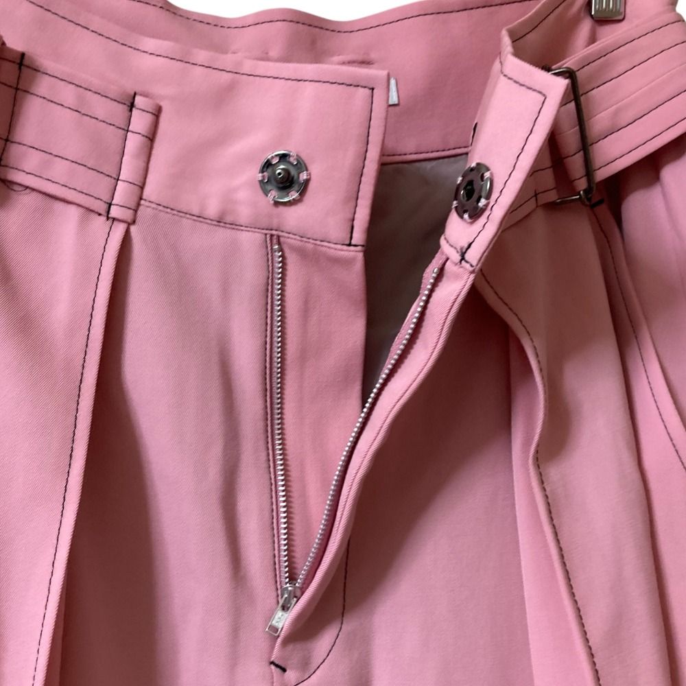 美品 ujoh ウジョー ロングフレアスカート サイズ2 ピンク レディース  