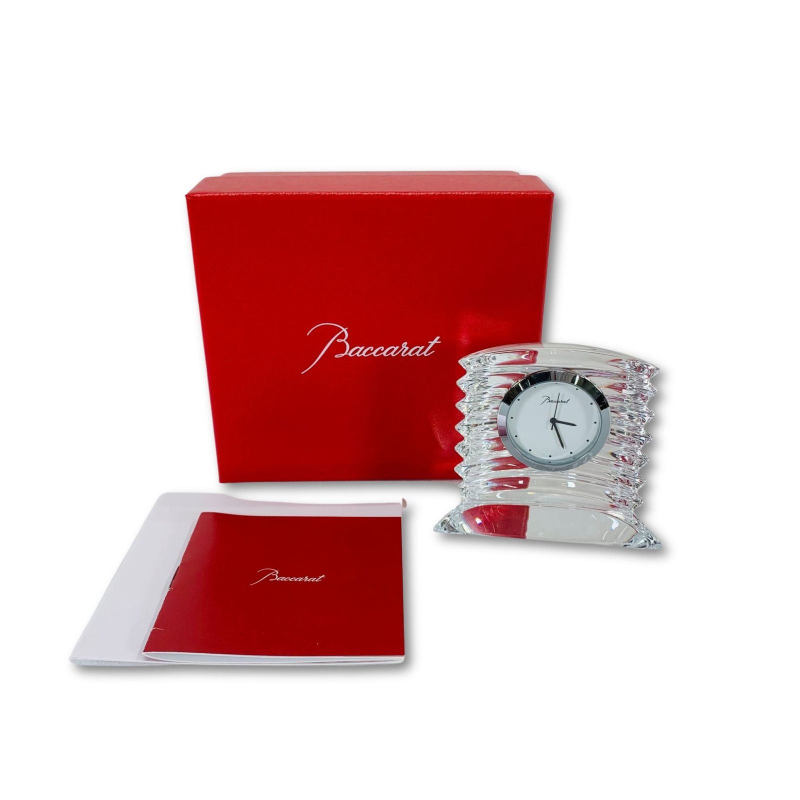 Baccarat バカラ クリスタル 置時計 ラランド クロック 箱付き