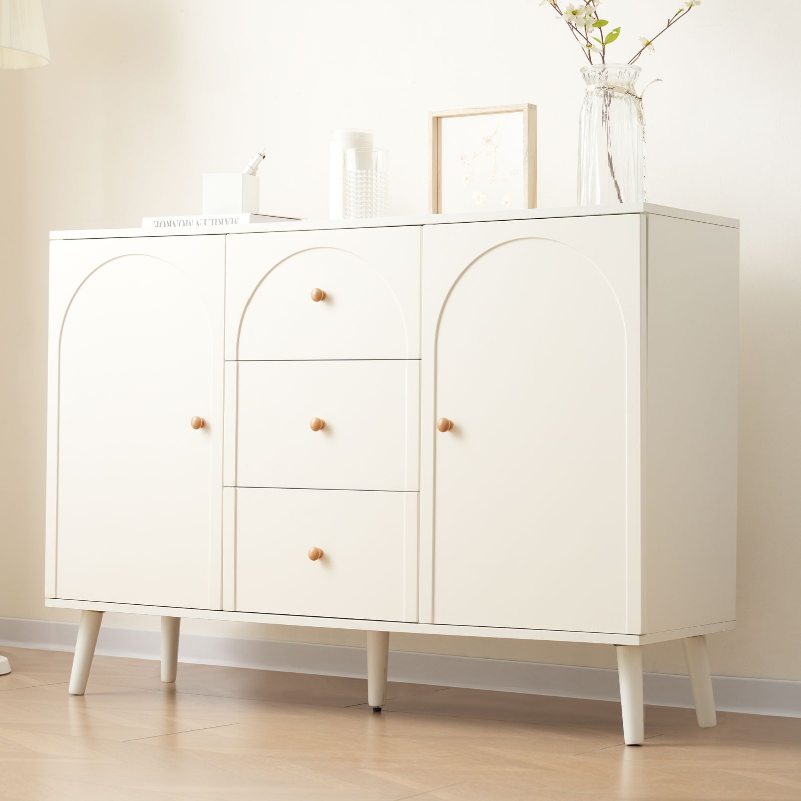 サイドボード チェスト 大容量収納 プラスチック キャビネット