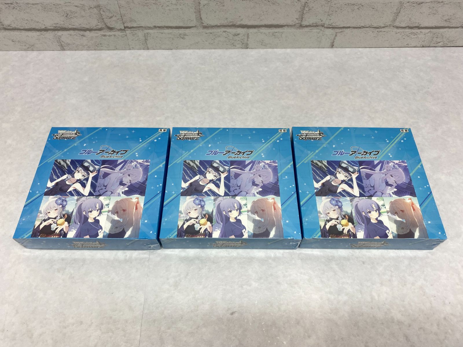 ヴァイスシュヴァルツ ブルーアーカイブ 3BOX シュリンク付き
