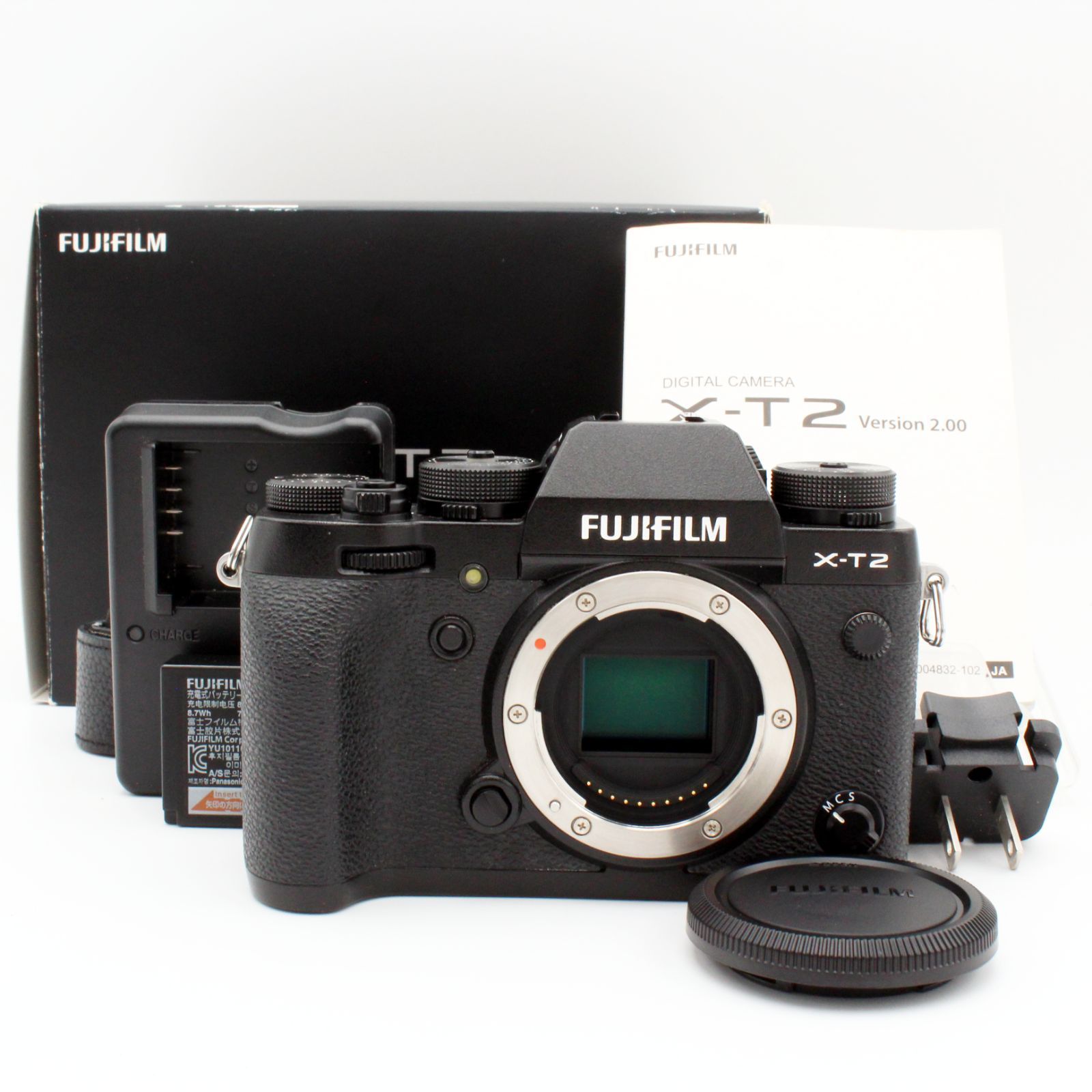 美品　FUJIFILM X-T2 シャッター数少なめ わずかシャッター数6519枚【新品級】FUJIFILM X-T2 ボディ X-T2