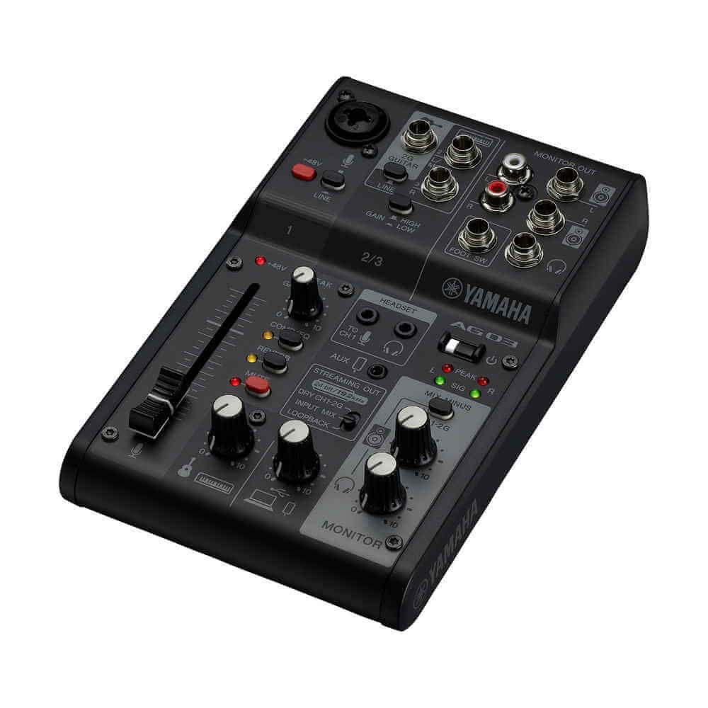 YAMAHA ライブストリーミング ミキサー AG03MK2 B