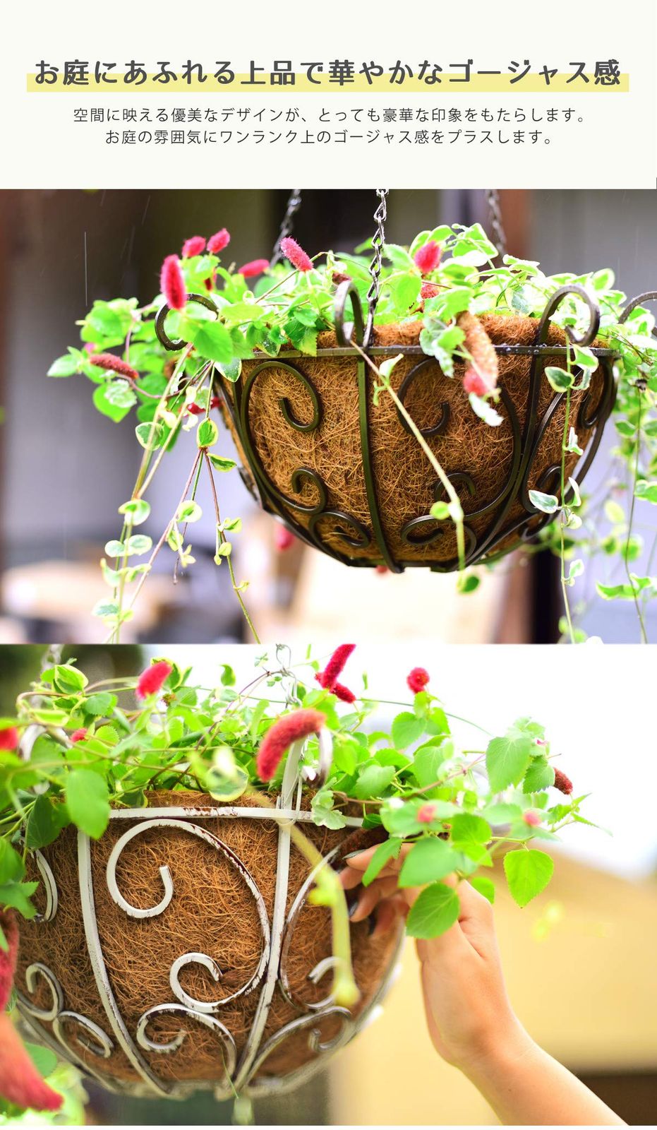 アンティークホワイト 2個セット