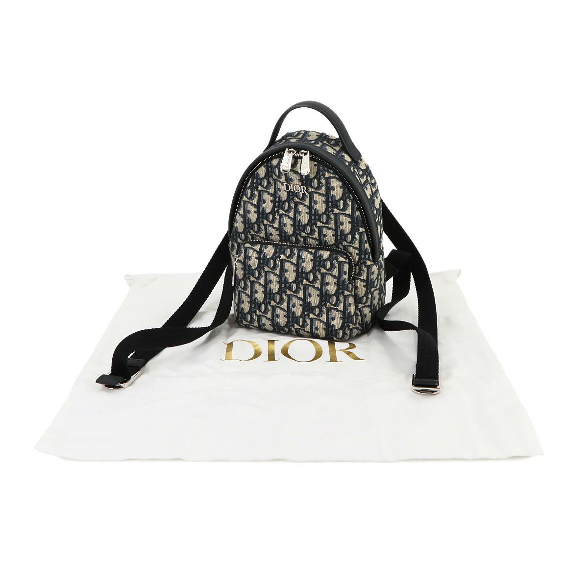 Dior ブラック ミニ　リュック・バックパック バックパック ミニバッグ ブラック 黒[M9222UNGF_M900] Dior
