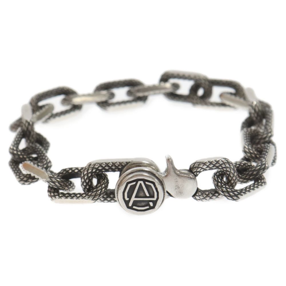 AMBUSH (アンブッシュ) AMBLEM TEXTURED CHAIN BRACELET アンブレムテクスチャードチェーンブレスレット シルバー  - メルカリ