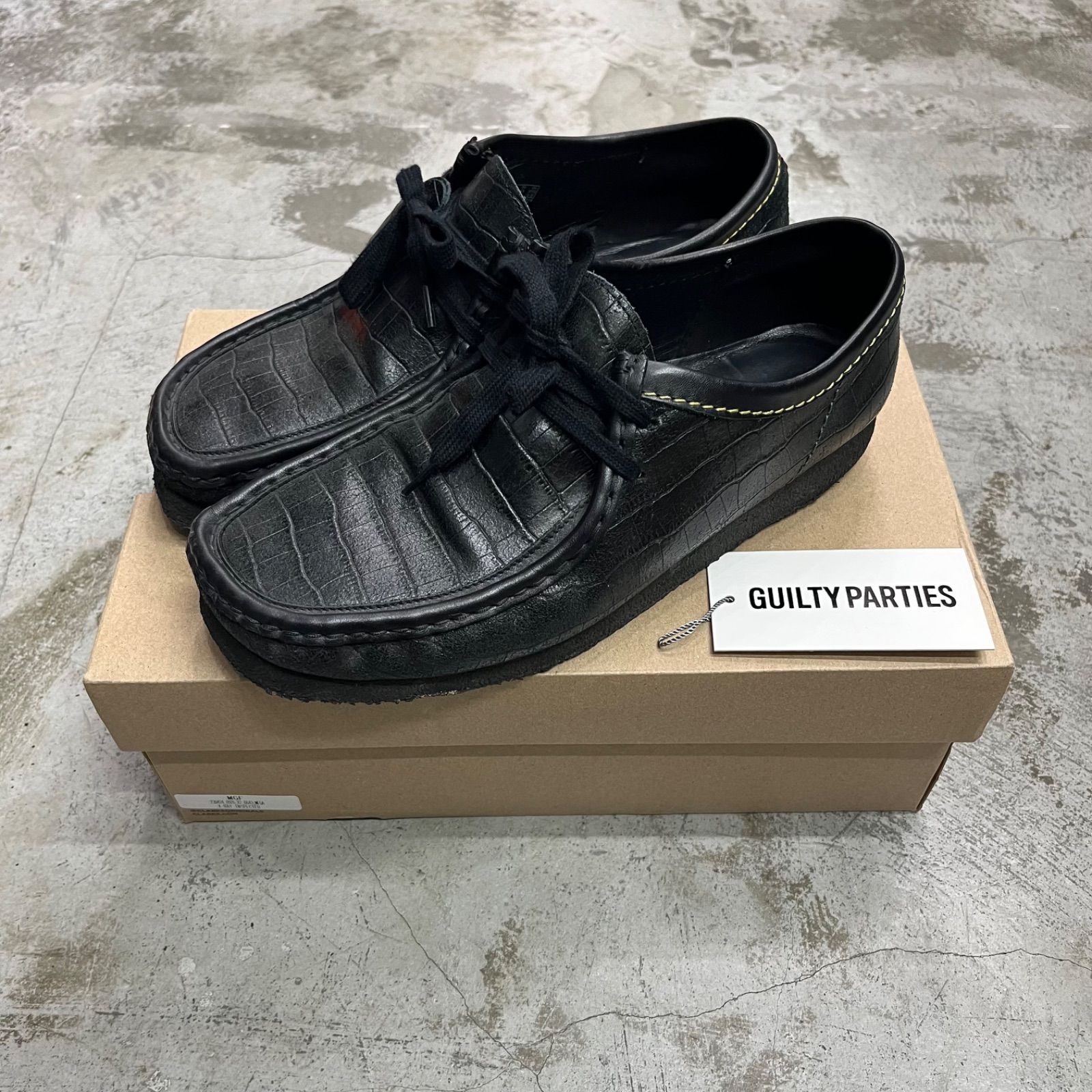 クラークス ワラビー ワコマリア クロコダイル WACKO MARIA ワコマリア