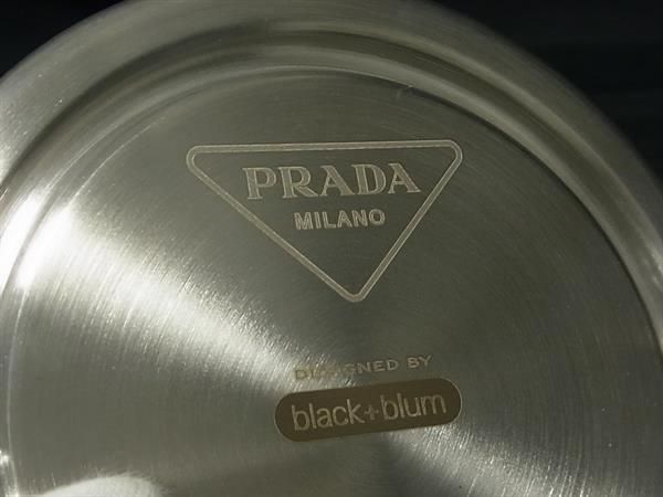 □新品同様□ PRADA プラダ black+blum コラボ ガラスランチボウル