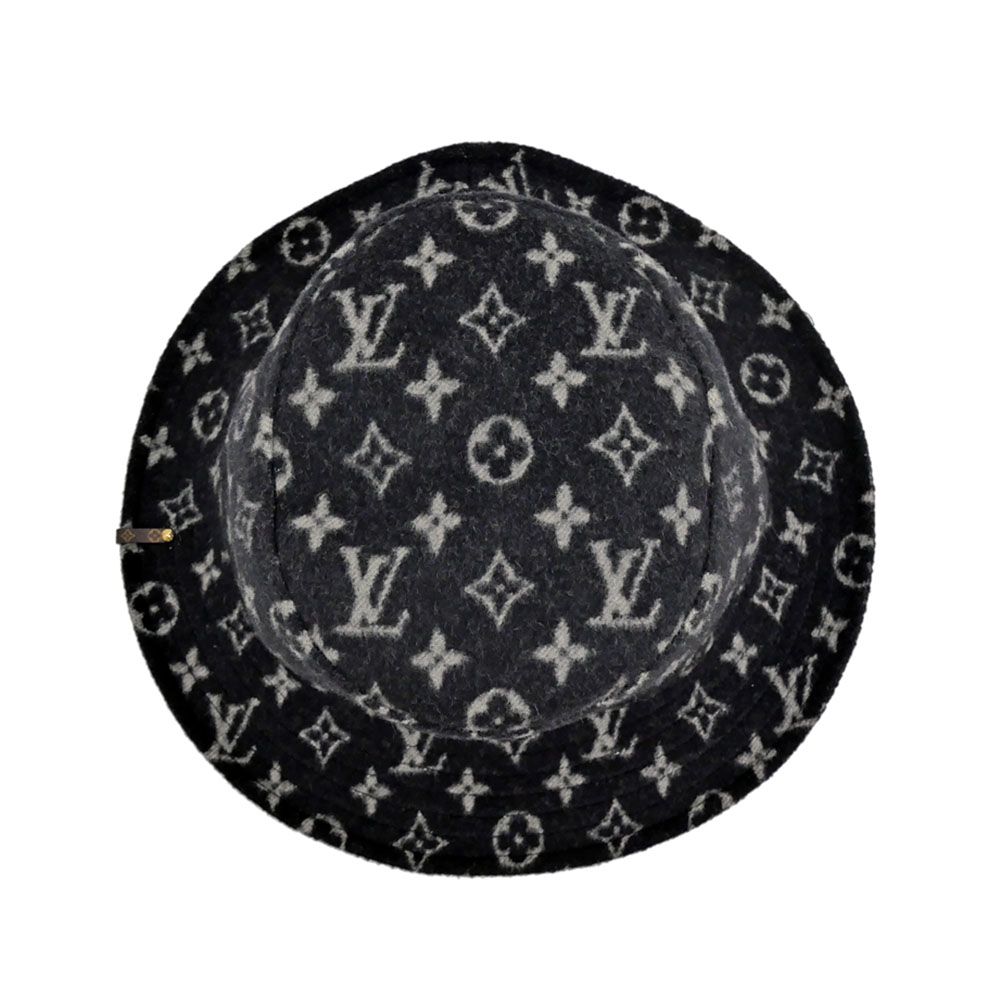 ハット モノグラム柄