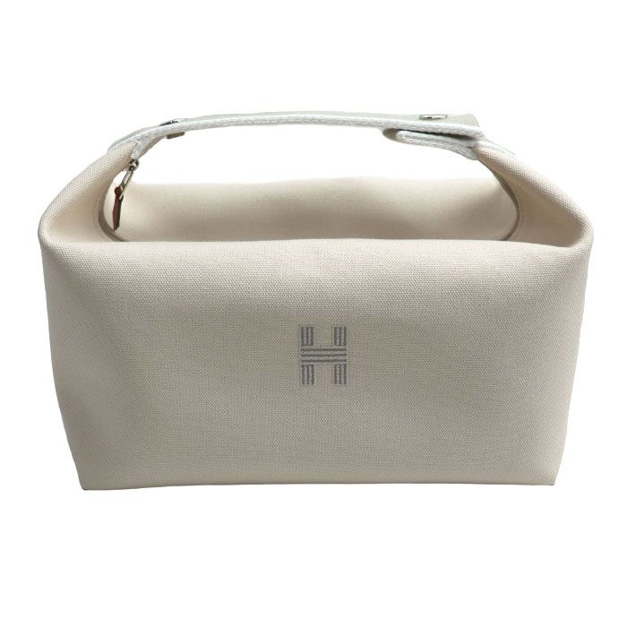 HERMES エルメス ブリッド ア ブラック GM ポーチ ベージュ