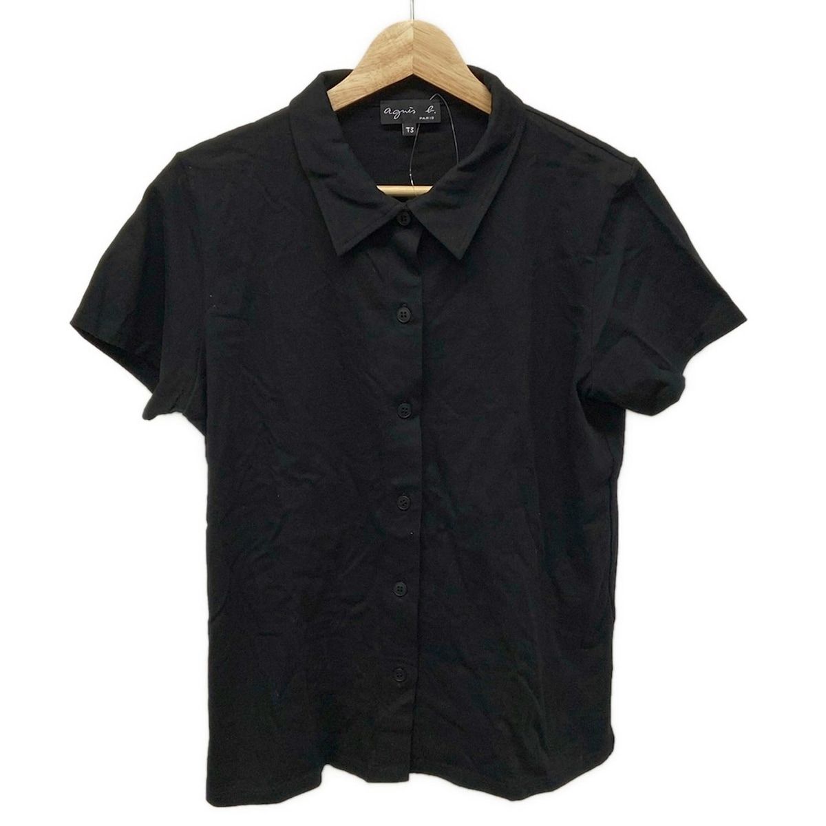 agnès b. 黒 半袖Tシャツ 楽天市場】【月間優良ショップ 8度受賞】 新品 アニエスベー