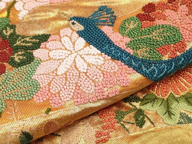平和屋本店□極上 中国三大刺繍 相良刺繍 駒刺繍 色打掛 和装 婚礼