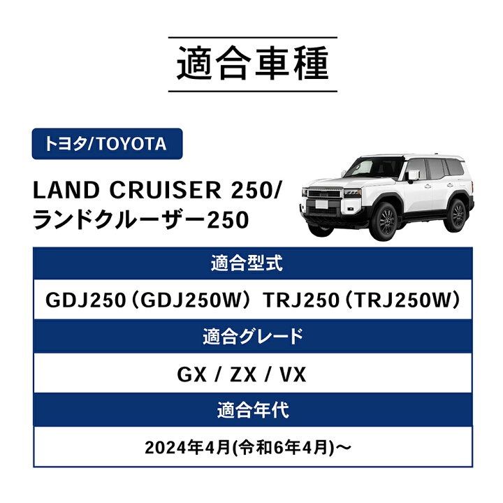 訳あり】A140525 ランドクルーザー 250 ランクル ドアミラー