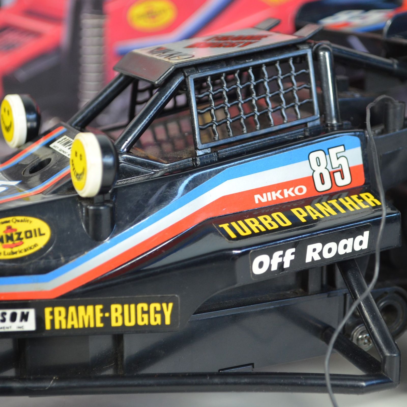 IM] ジャンク 当時物 ニッコー ラジコン 1/16 バイソンJR. ターボ