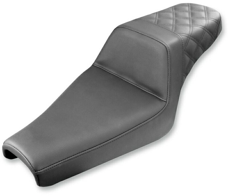 STEP-UP REAR LS シート 2004〜22年スポーツスター12.5Lタンク|ブラック