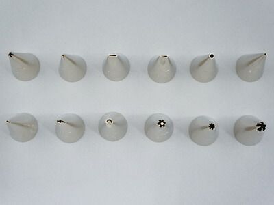 口金 セット 12ヶ入 シュガーアイシング 絞り口金 ケーキ デコレーション 製菓道具 お菓子作り 業務用