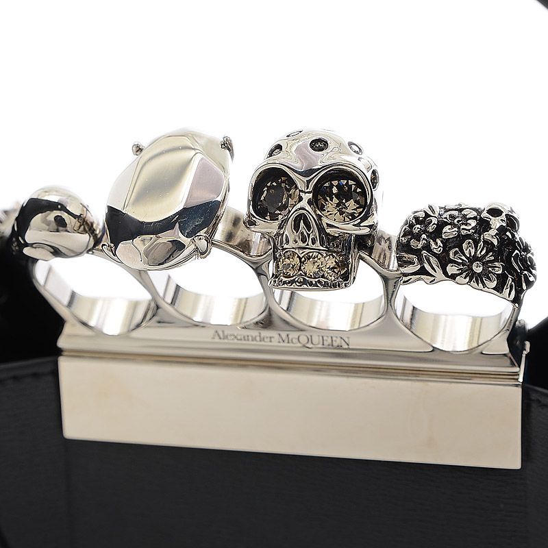 アレキサンダーマックイーン ジュエルド ミニ ホーボー 2Wayバッグ  