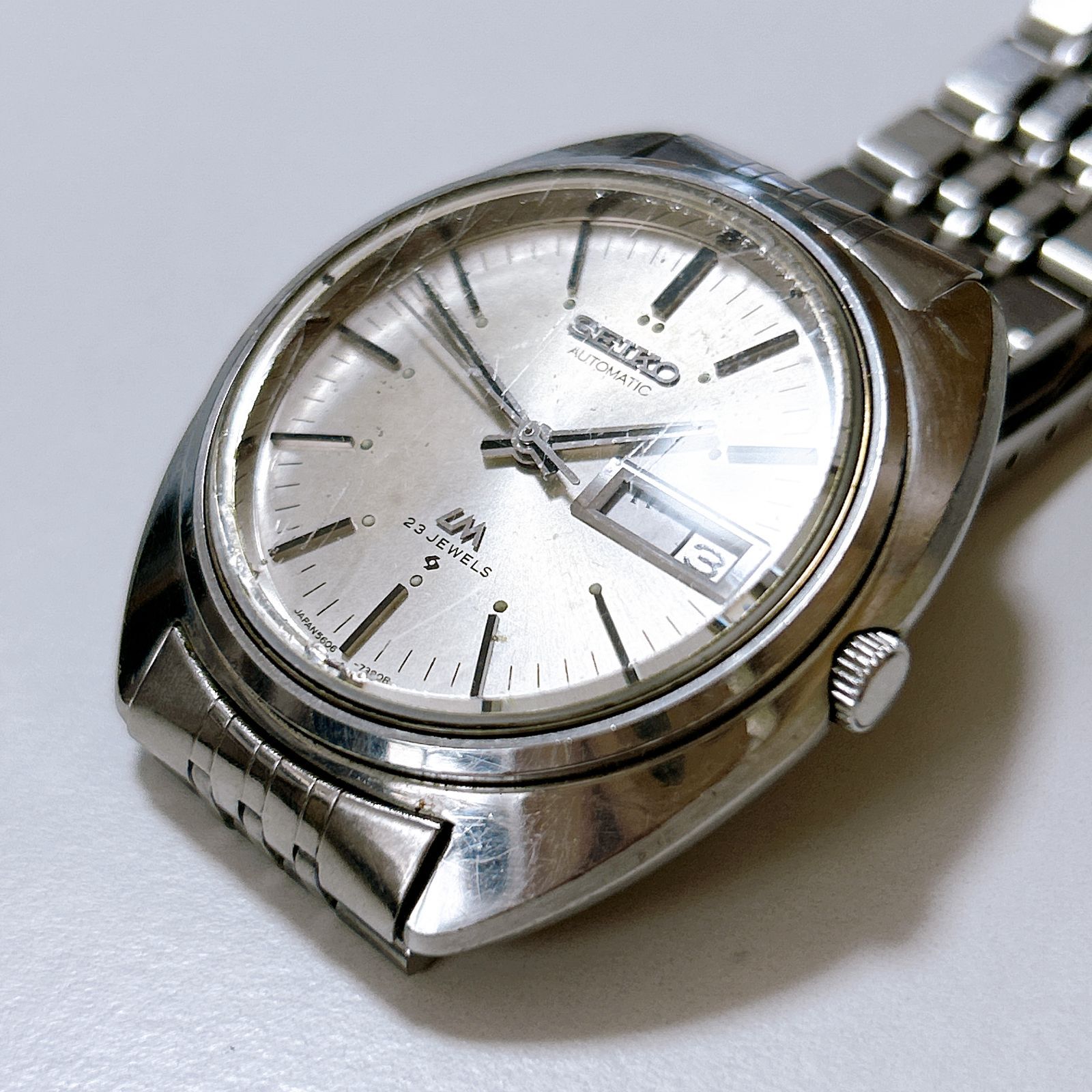 SEIKO セイコー ロードマチックLM 23石 5606-7151 自動巻 腕時計 稼働