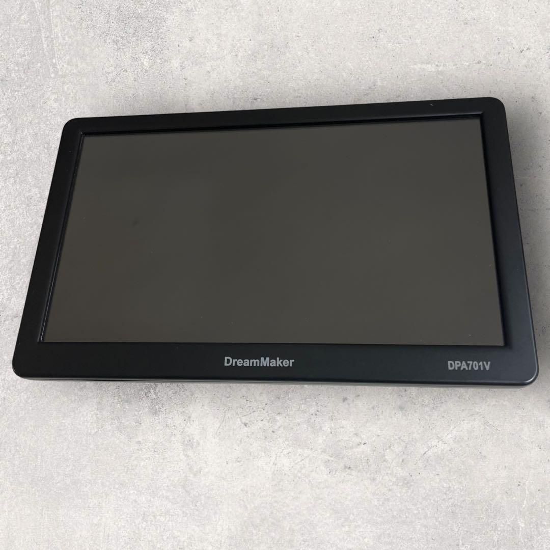 DreamMaker ディスプレイオーディオ【DPA701V】ドリームメイカー DPA701V 7インチフルセグTV搭載ポータブルディスプレイ