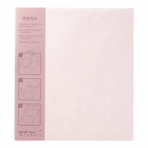 まとめ ミドリ 色紙包み ピンク 34282-021 ×30セット