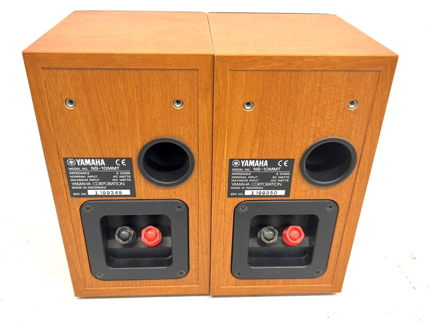 美品 モニタースピーカー ヤマハ NS 10MMT バスレフ ペア バナナプラグ